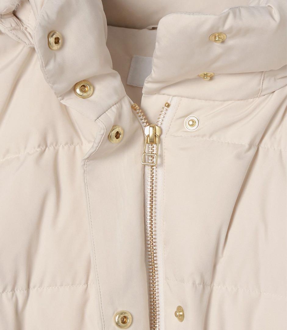 新品 ウツクシルエット撥水ダウンコート　ネイビーXLglobal work 濃紺