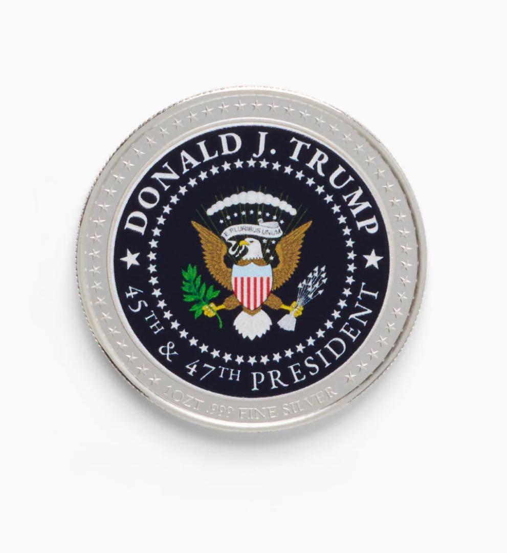 T*T様 Donald J. Trump  1オンス 銀製 トランプ銀貨