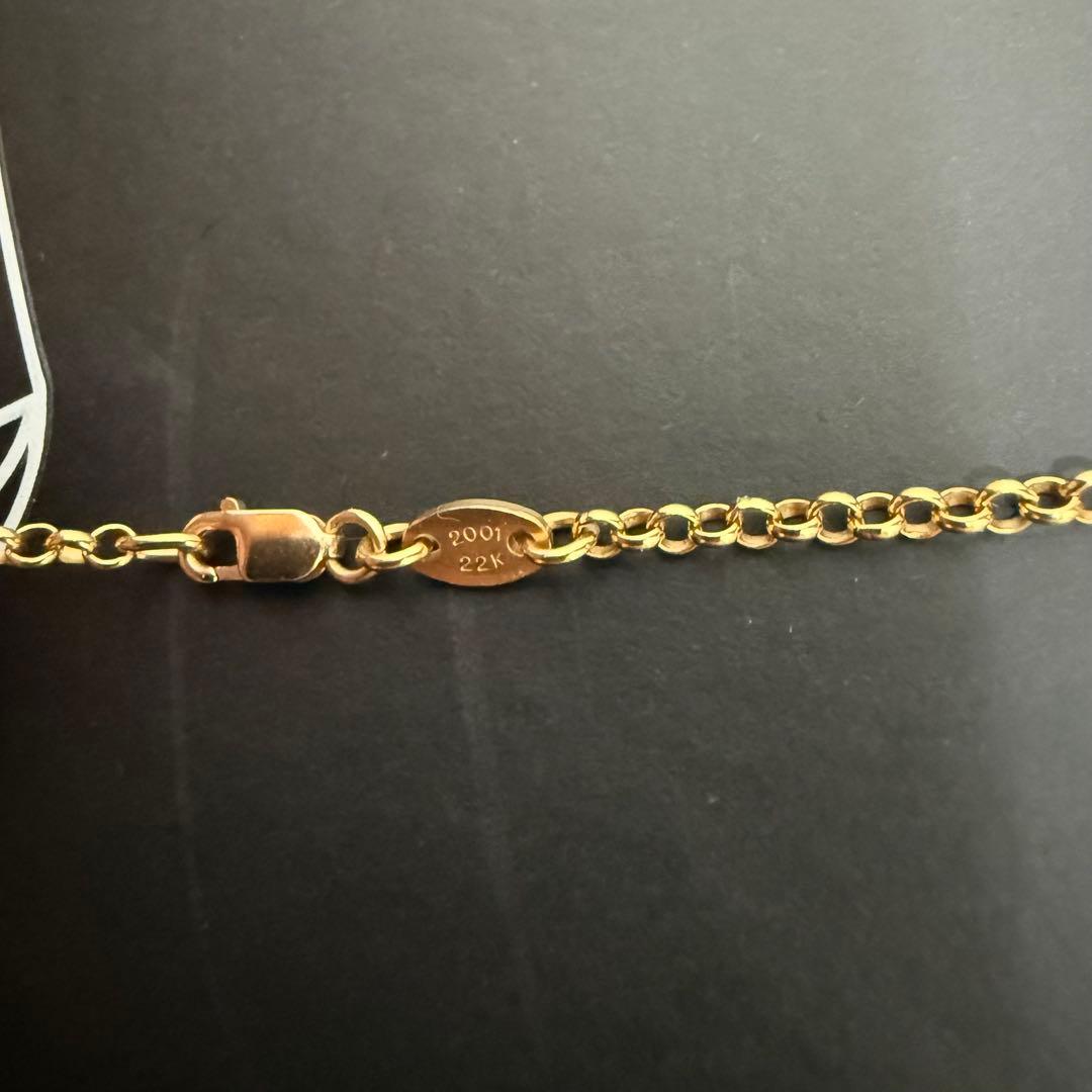 Chrome Hearts ロールチェーン 20インチ22k レシート有り