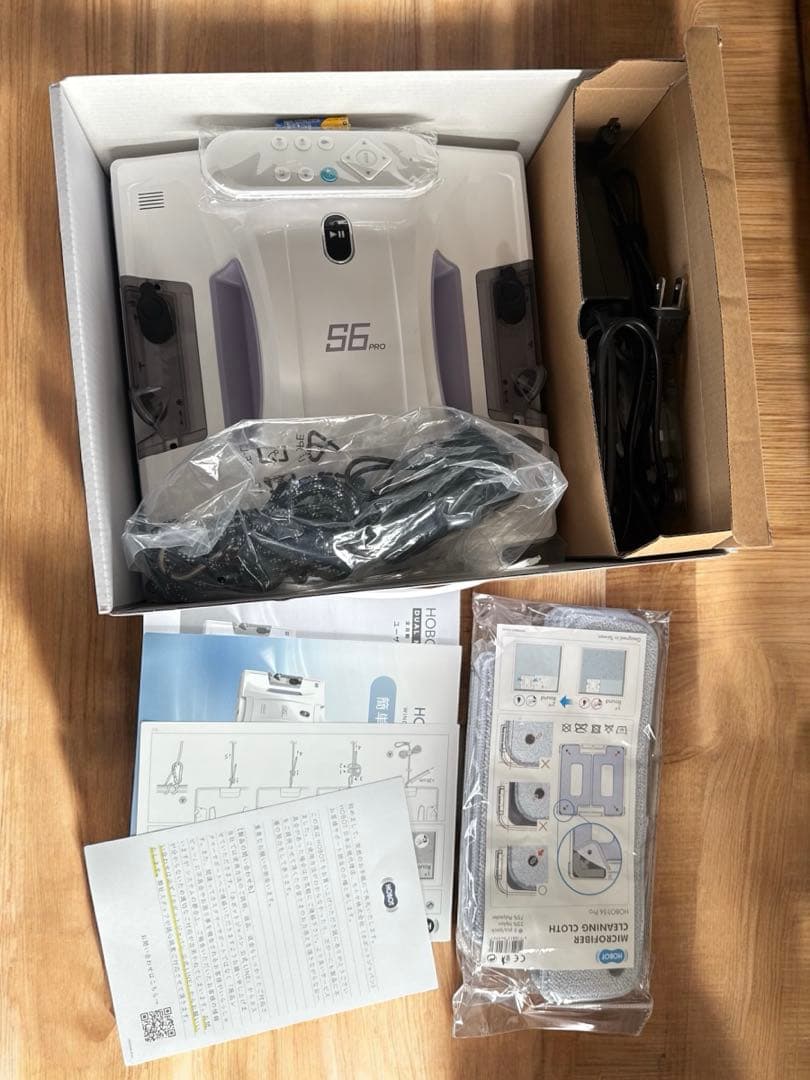 【全自動の窓掃除】 HOBOT-S6 Pro ホボット 窓拭きロボットAI搭載