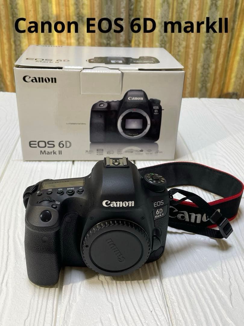 【美品】キャノン EOS 6DmarkⅡ フルサイズ一眼レフ　ボディー