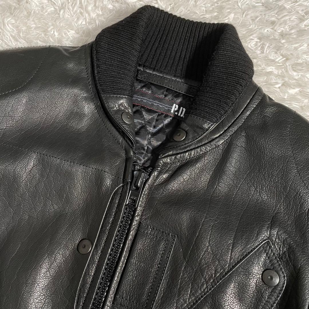 アヴィレックス ファンクショナルレザージャケット ライダースジャケット