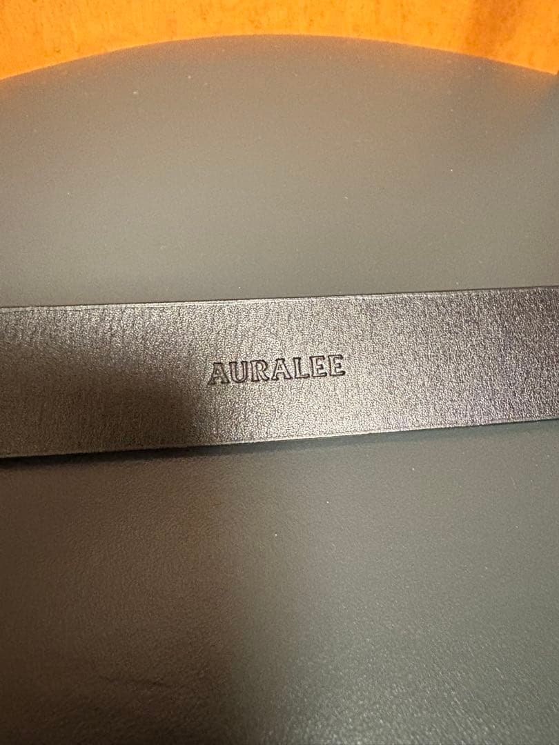 【2025aw】オーラリー　スクエアバックルベルト