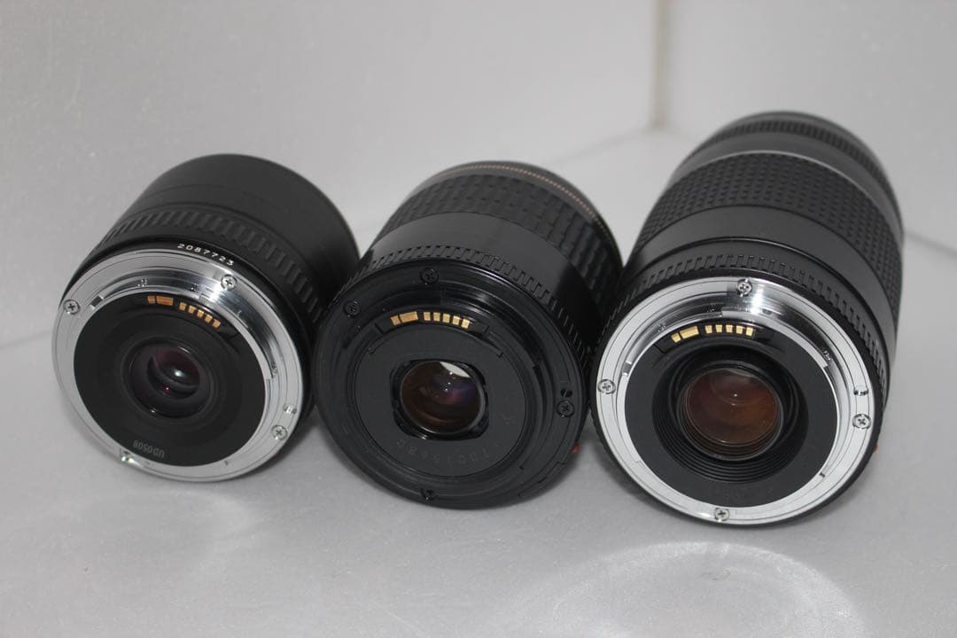 ☆保証付き☆キャノン Canon EOS 80D標準&望遠&単焦点レンズセット