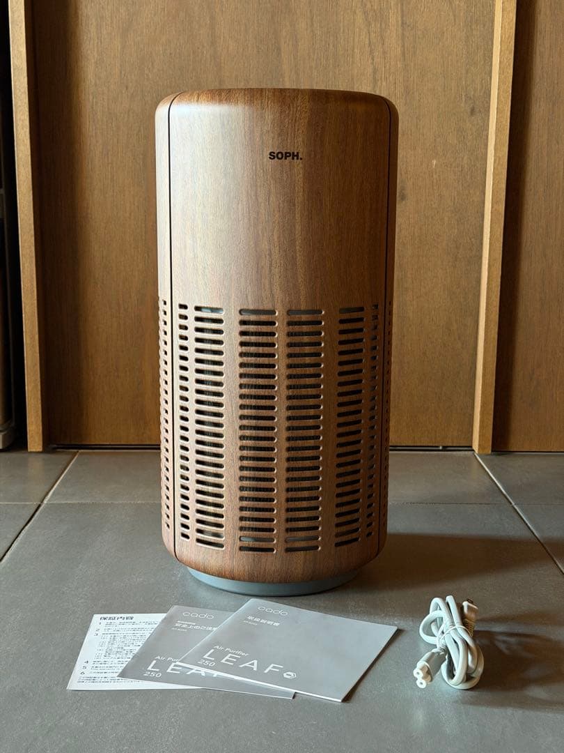 限定SOPH. cado LEAF 250 空気清浄機 木目調 sophnet
