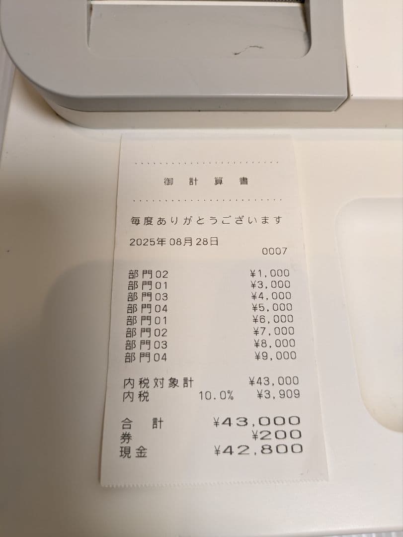 CASIO レジスター SE-G1 カシオ