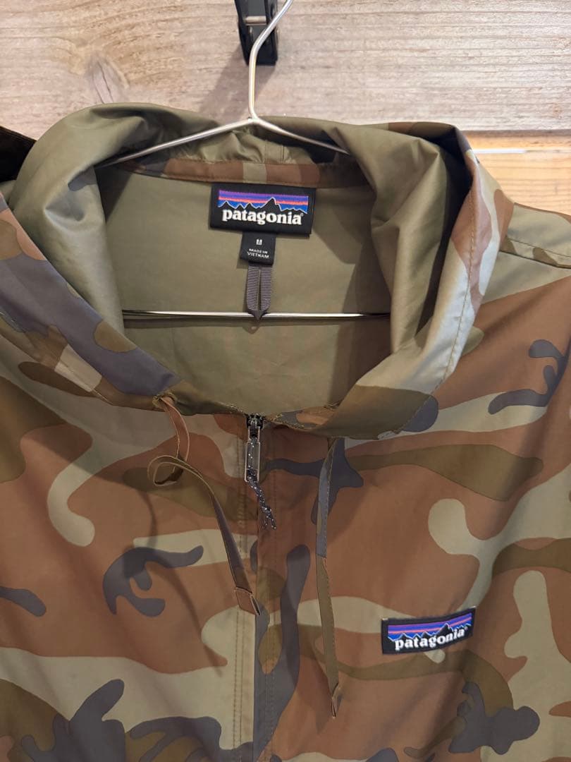 パタゴニア　カモフラージュ ナイロンジャケット M バギース　迷彩