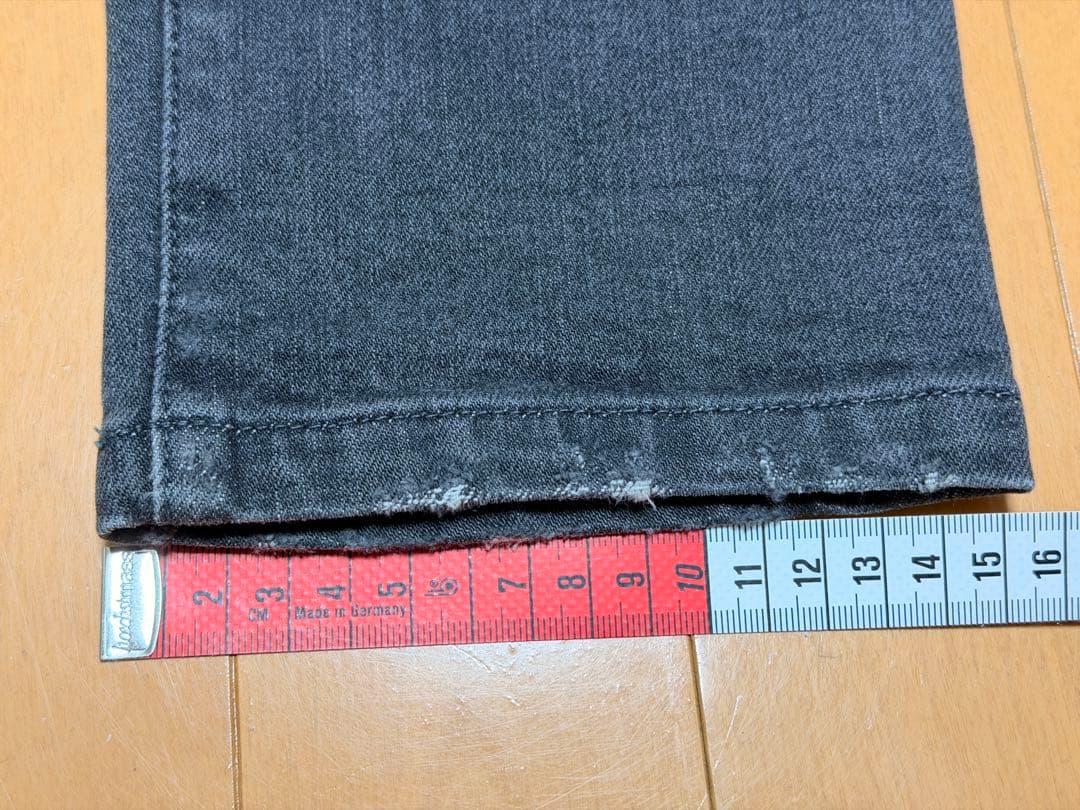 BALMAIN バイカーデニム グレー 28