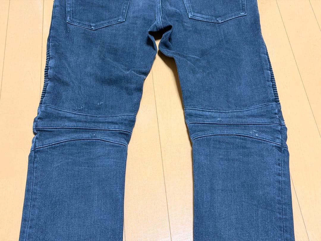 BALMAIN バイカーデニム グレー 28