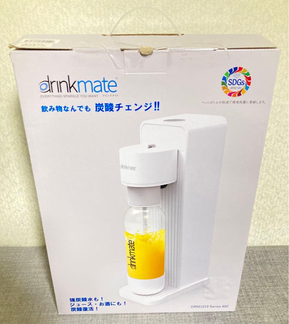 未使用品 ドリンクメイト DRM1019 シリーズ602ホワイト 炭酸水メーカー