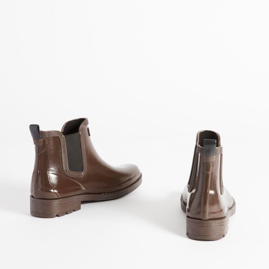 【現行品】AIGLE エーグル カーヴィル2 レインブーツ 38 ラバー■美品