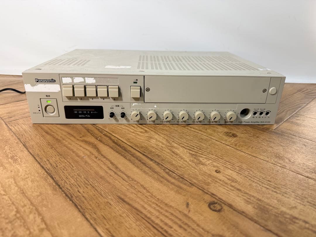 ◆音出しOK◆Panasonic◆ハイパワーアンプ◆WA-H120◆音響機材◆