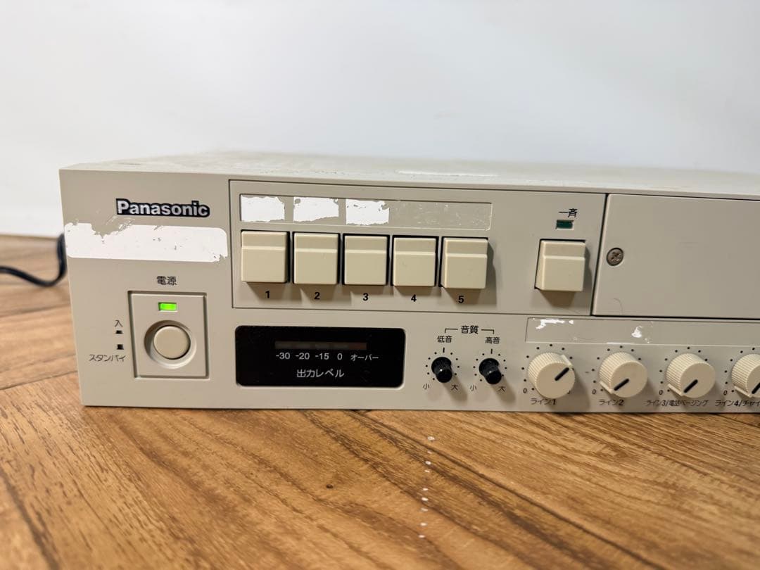 ◆音出しOK◆Panasonic◆ハイパワーアンプ◆WA-H120◆音響機材◆
