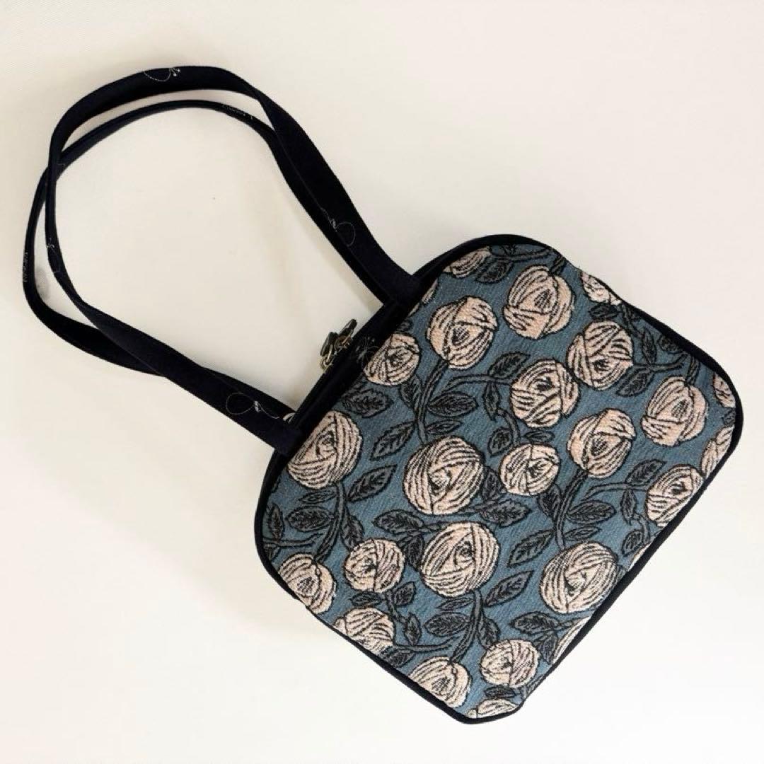 あ*ぺ様 新春価格　ミナペルホネン＊スクエアボストン＊rosy ピンク＋chou