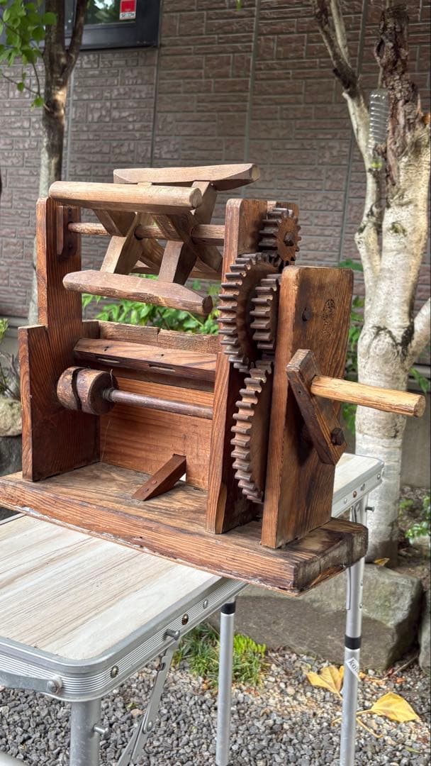 古民具　古道具　座繰り機　糸巻き機 大正　昭和アンティーク