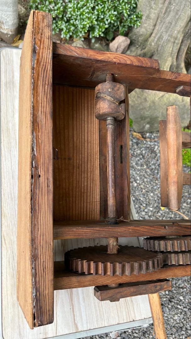 古民具　古道具　座繰り機　糸巻き機 大正　昭和アンティーク