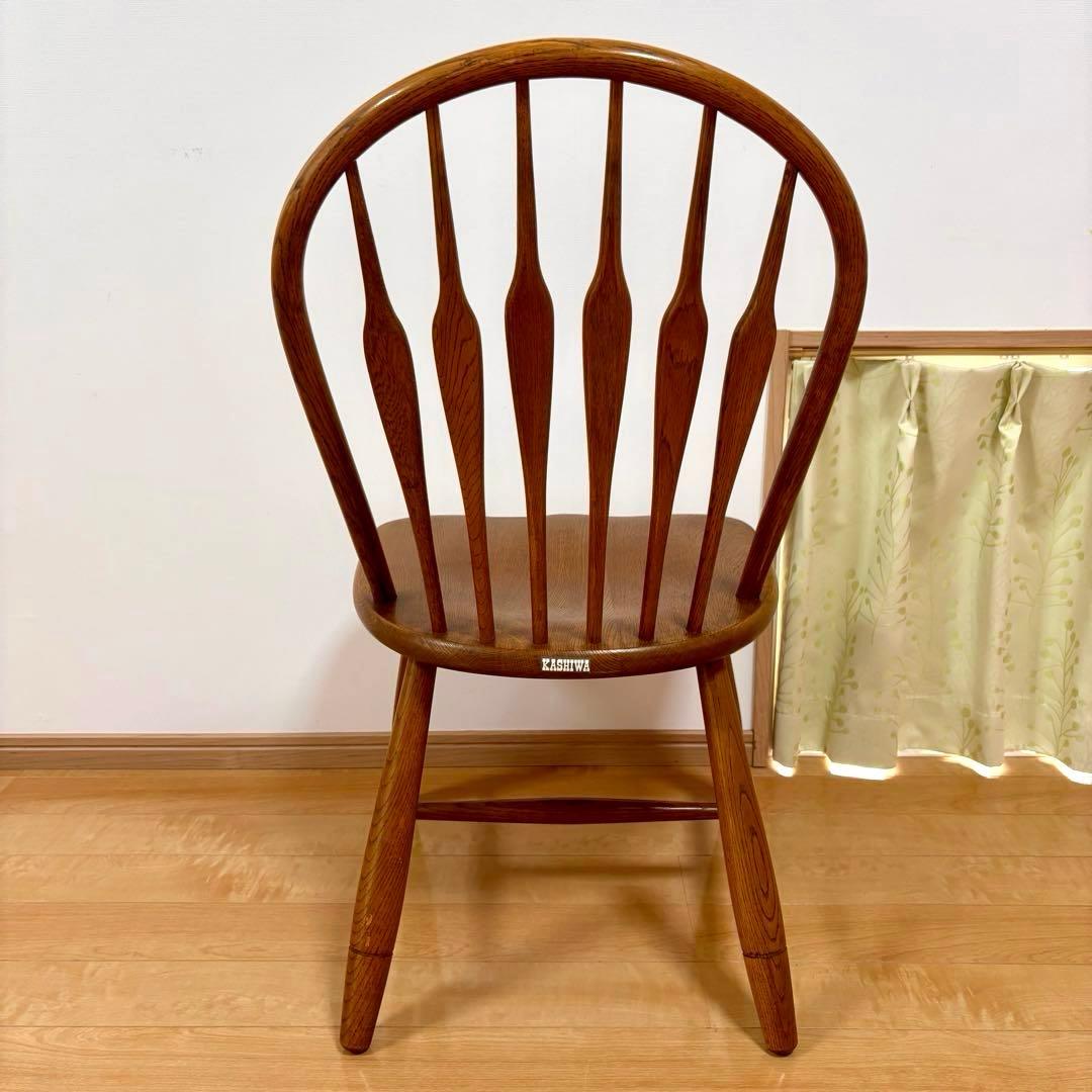 柏木工 KASHIWA ウィンザーチェア ダイニングチェア ビンテージ ②