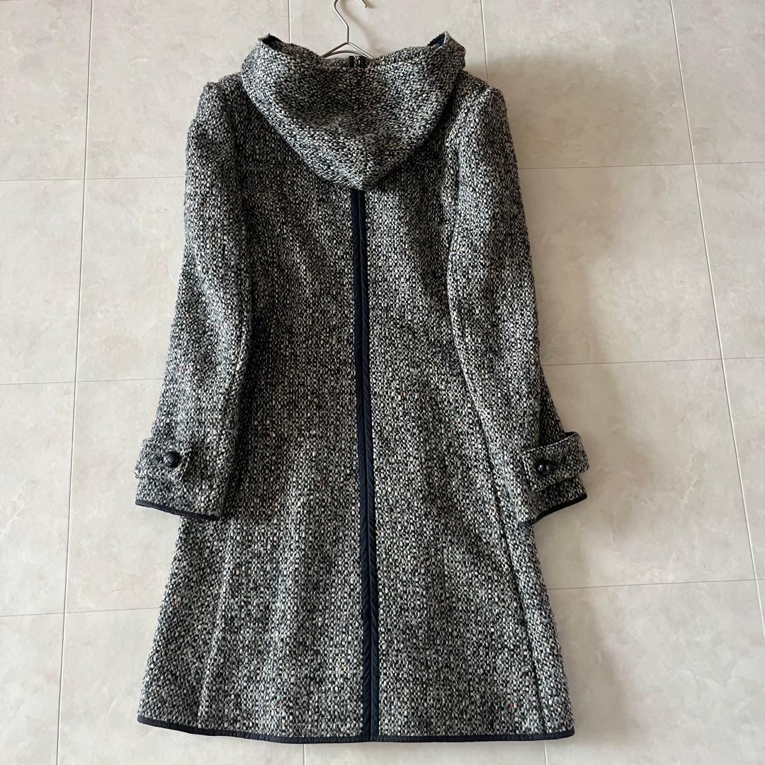 マックスマーラ　スポーツマックス✨上質ミックスツイード ダッフルコート 伊製