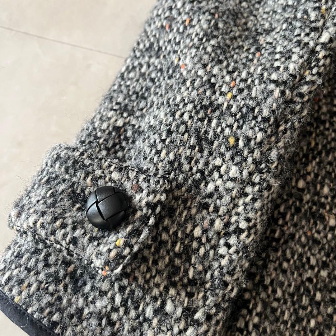 マックスマーラ　スポーツマックス✨上質ミックスツイード ダッフルコート 伊製