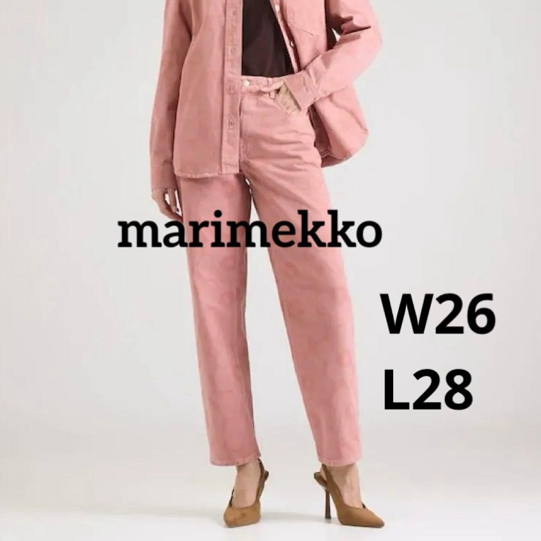 【新品】marimekko マリメッコ デニム ピンク マリデニムバレルウニッコ