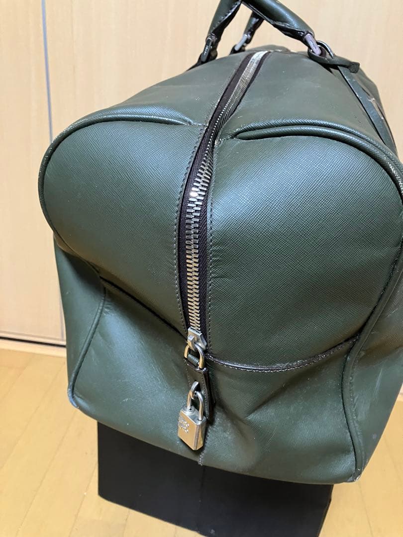 PL AD A プラダ ボストンバッグ オリーブグリーン