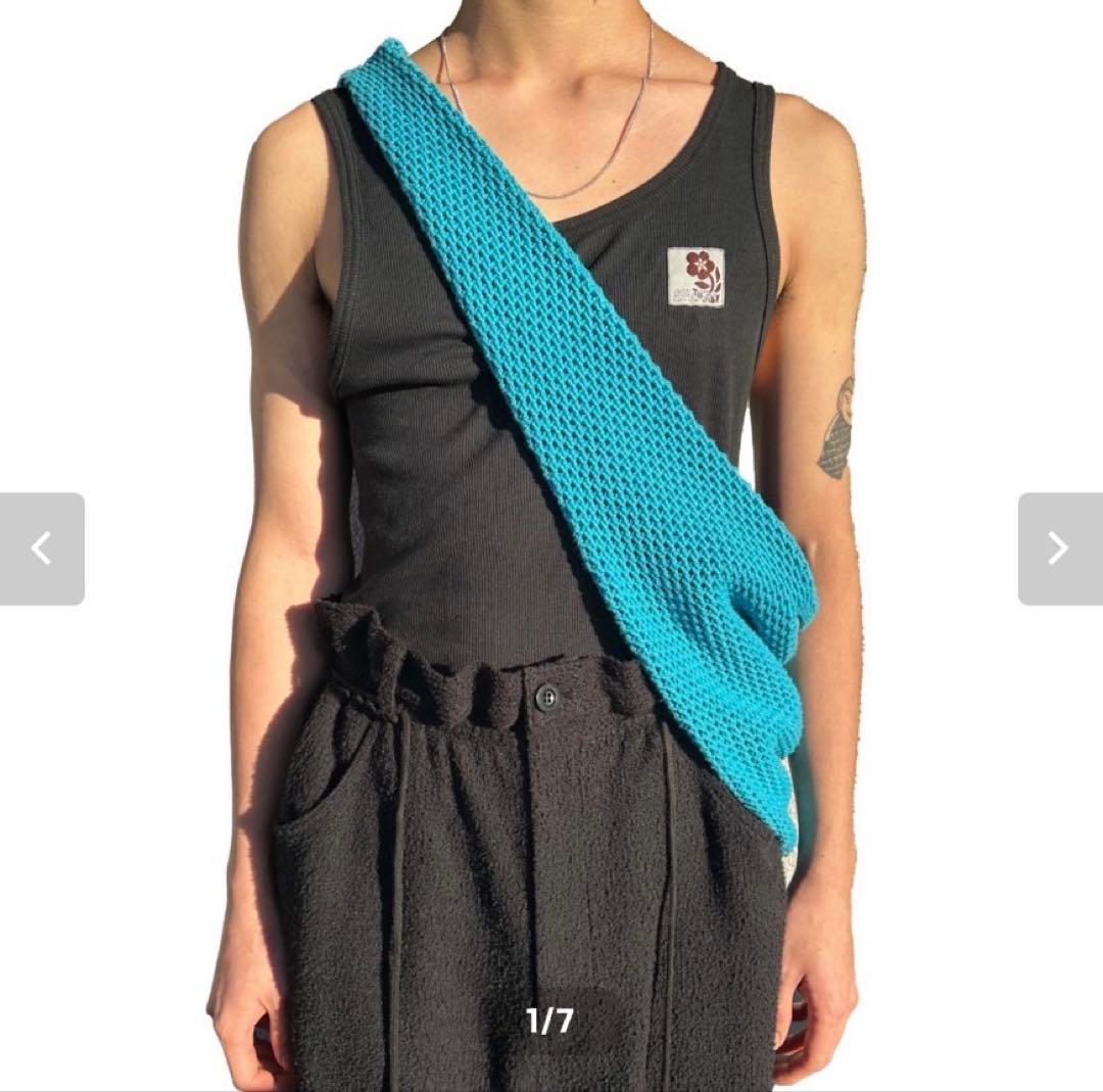 バッグ syuman Fisherman body bag Col:Blue