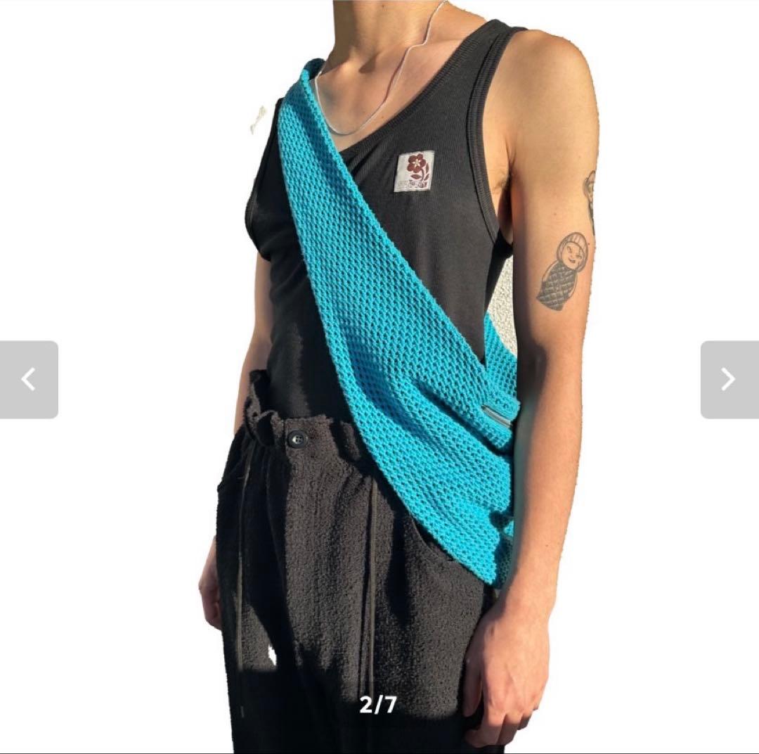 バッグ syuman Fisherman body bag Col:Blue