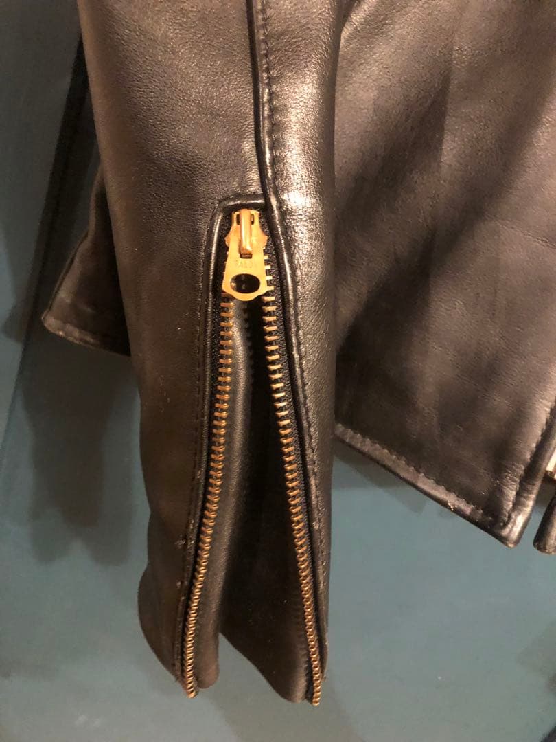 希少vanson シングルライダース タイプD 34 バンソン レザージャケット