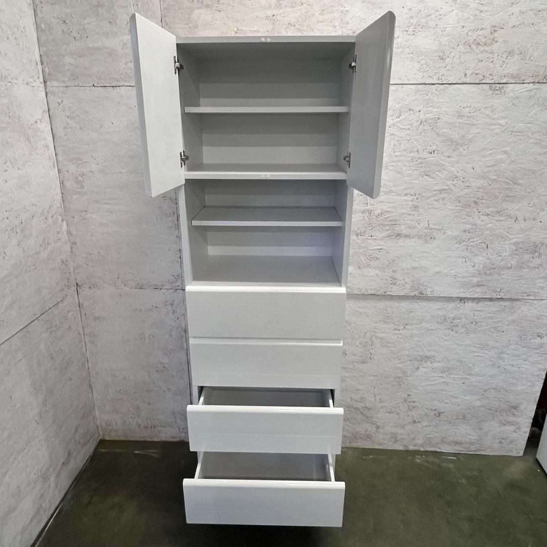 ニトリ 隙間収納庫 収納 (フロンティア60 WH D) J0667