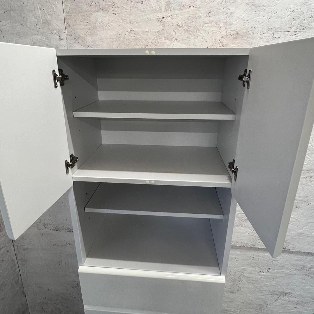 ニトリ 隙間収納庫 収納 (フロンティア60 WH D) J0667