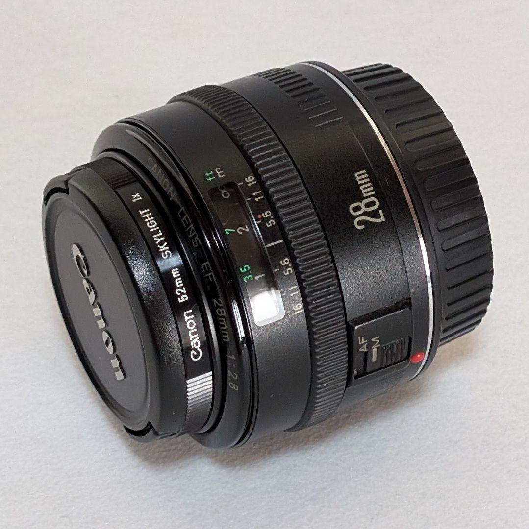 訳あり CANON EF 28mm 1:2.8 スカイライトフィルター付き