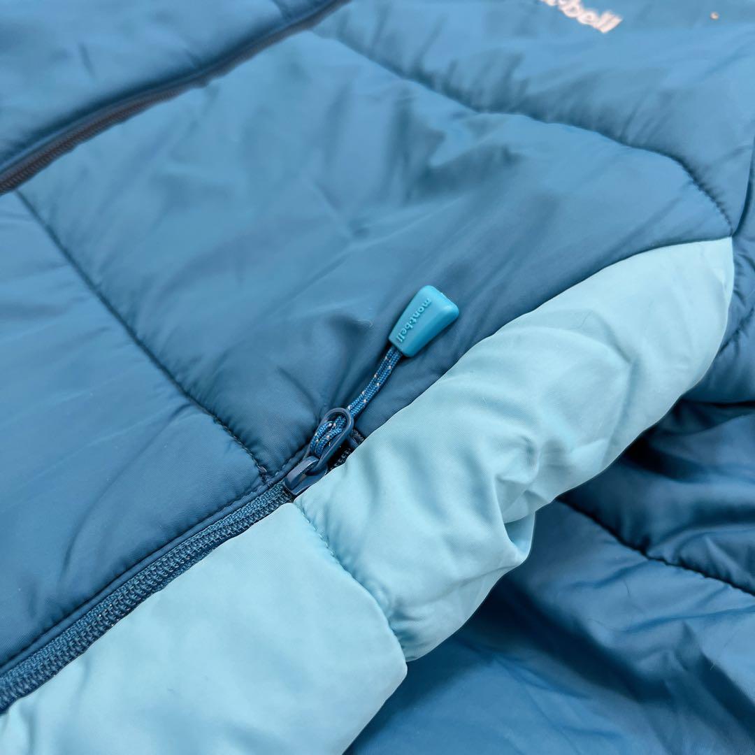 ジャケット・アウター mont-bell down jacket parka blue bicolor