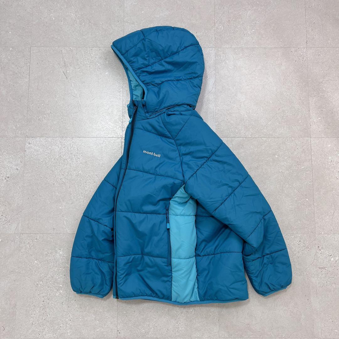 ジャケット・アウター mont-bell down jacket parka blue bicolor
