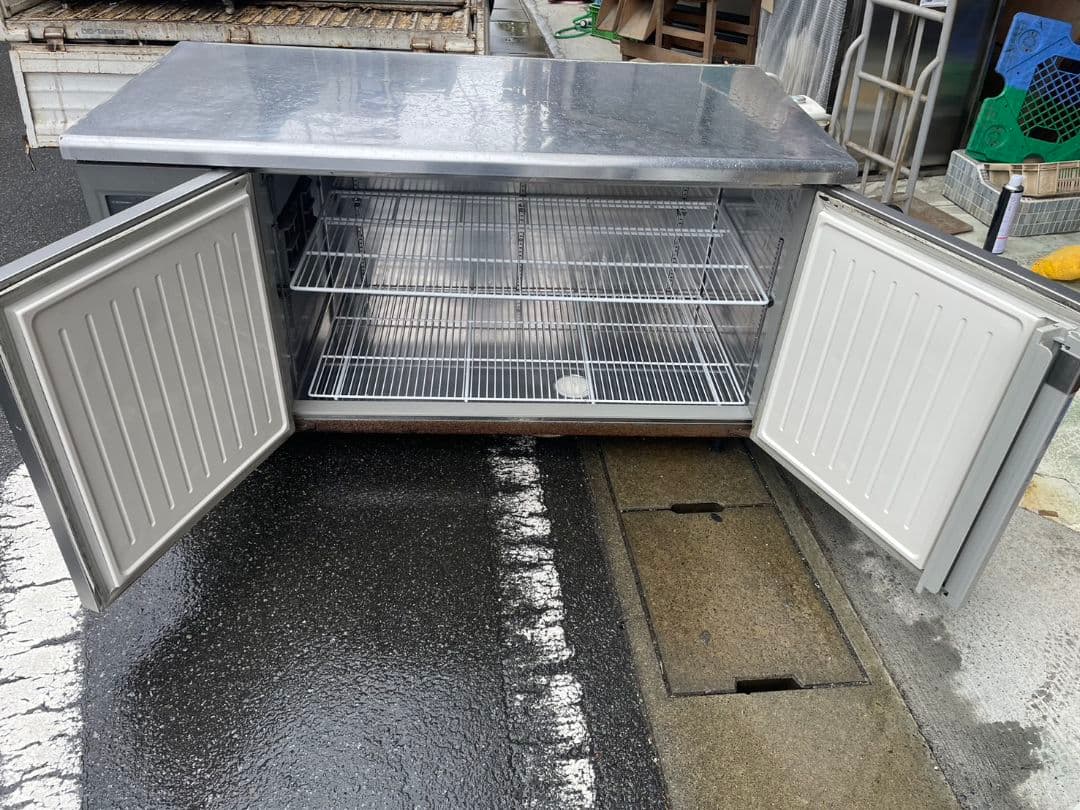 中古 Panasonic SUR-K1571S コールドテーブル 冷蔵庫 2ドア