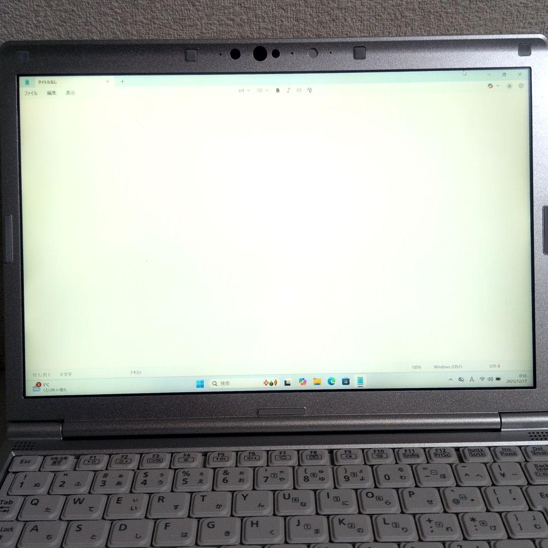 美品！Panasonic Let’s Note CF-SV8 カメラ付き