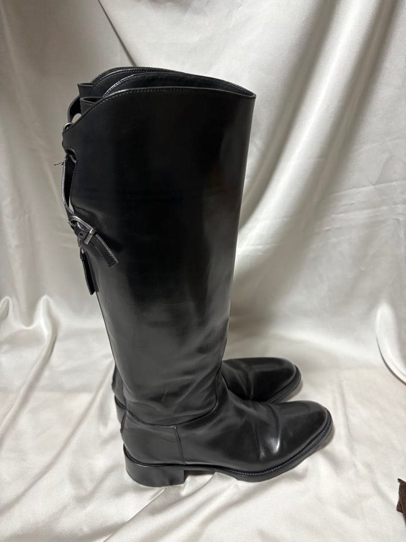 サルトル SARTORE ブーツ バックベルトロングブーツ ロングブーツ 黒