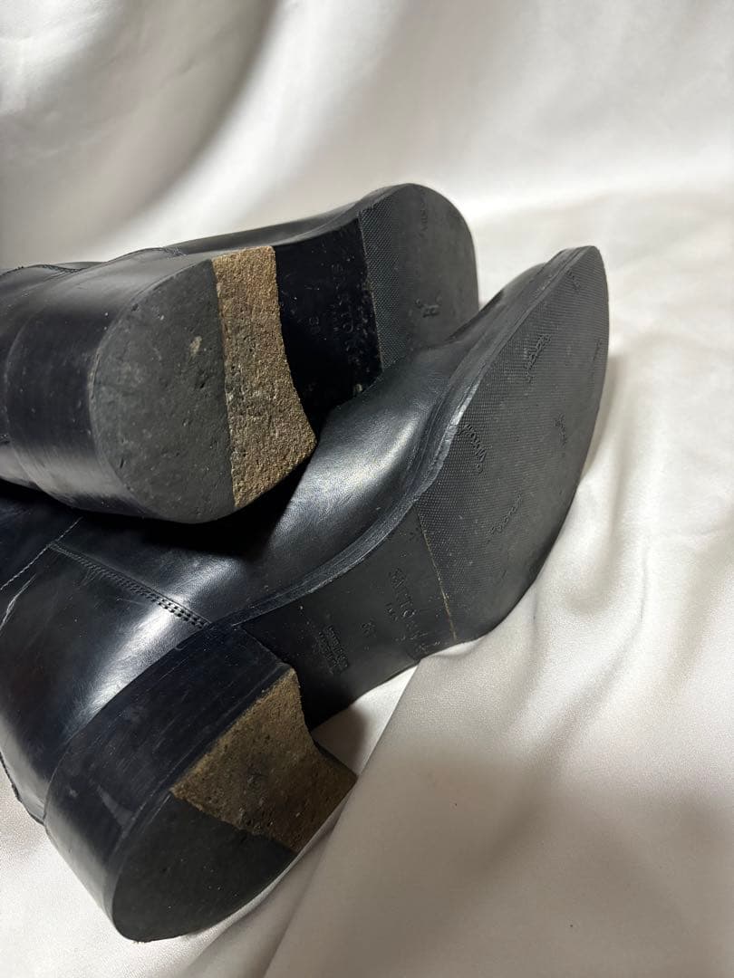 サルトル SARTORE ブーツ バックベルトロングブーツ ロングブーツ 黒