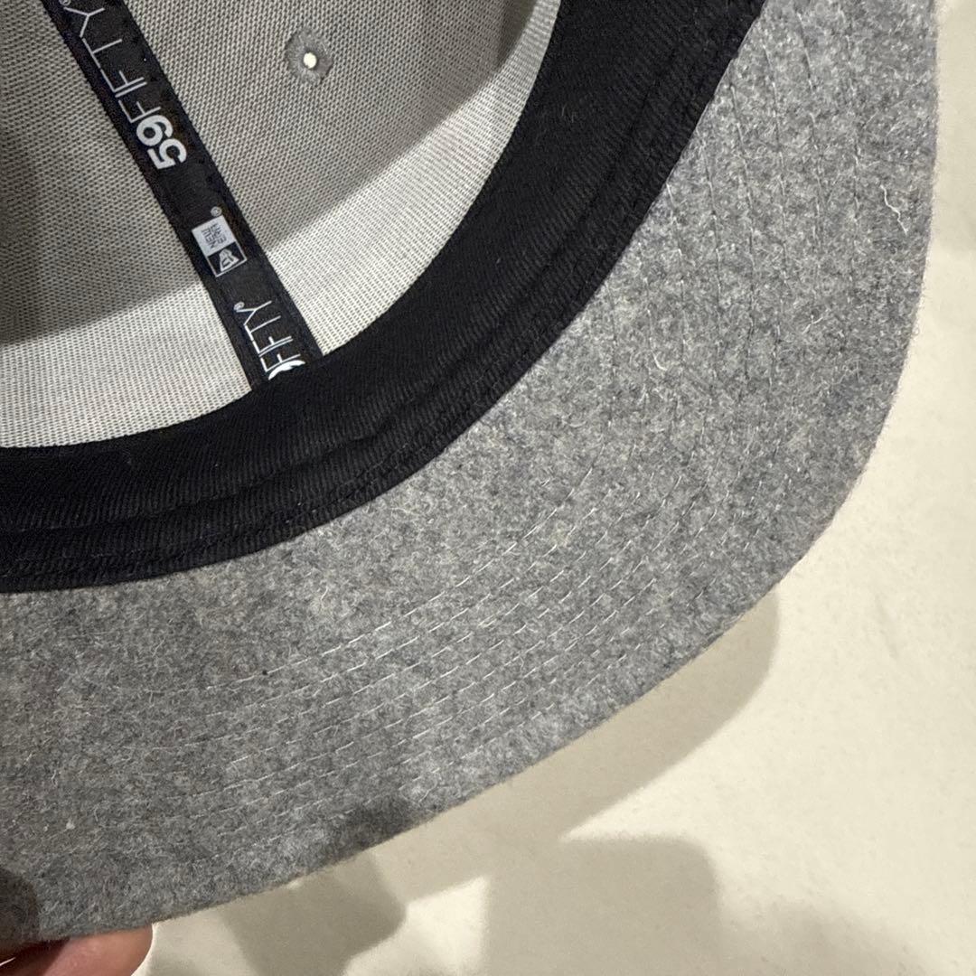 Supreme 59FIFTY グレーキャップ 7 1/8