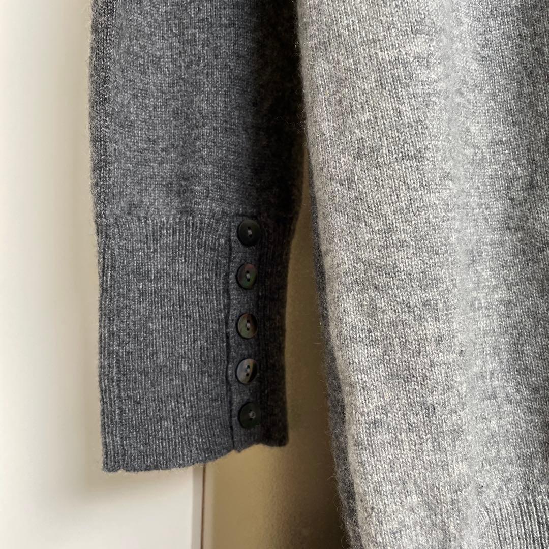ダーマ　カシミア100%カーディガン