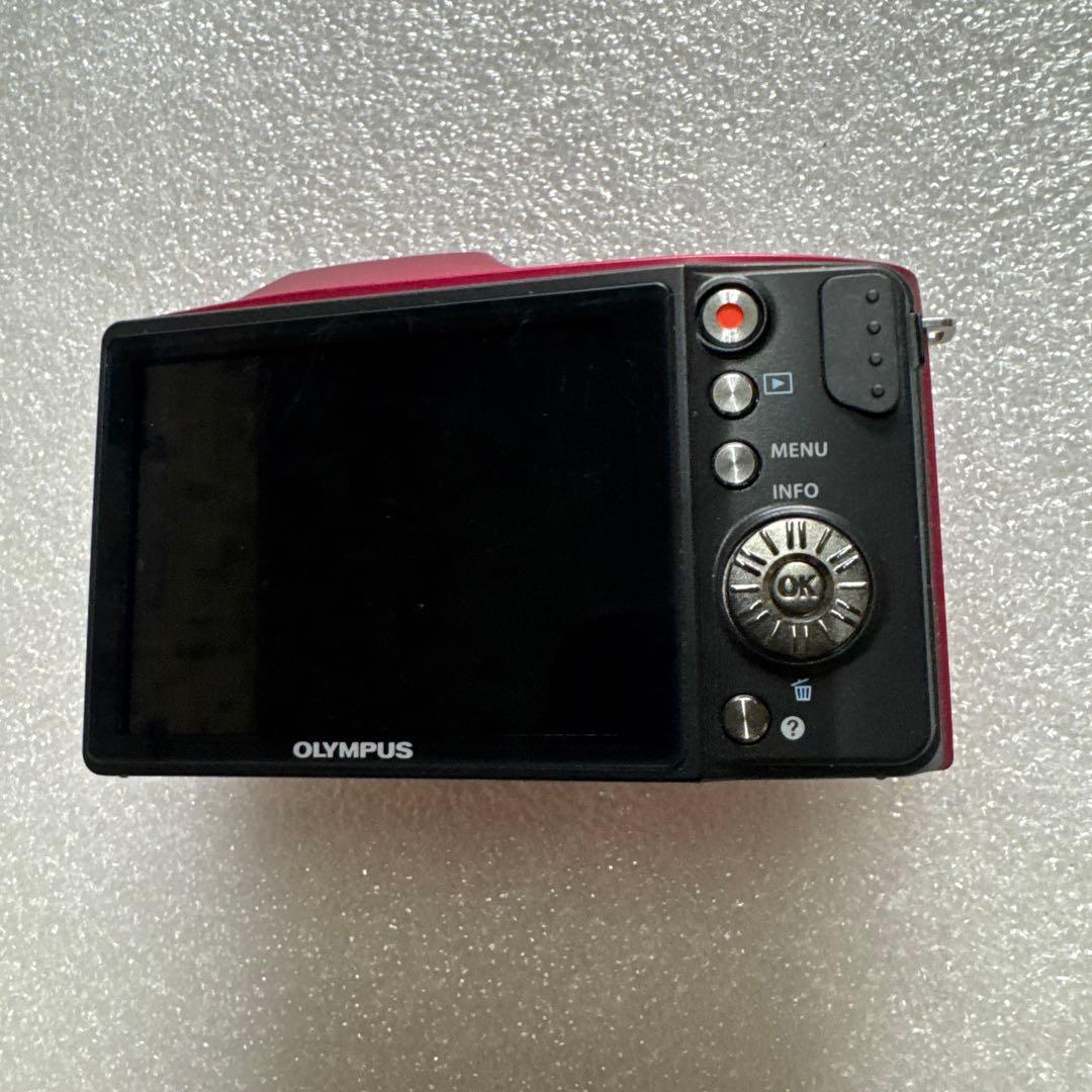 Olympus デジタルカメラ 赤 24倍ズーム