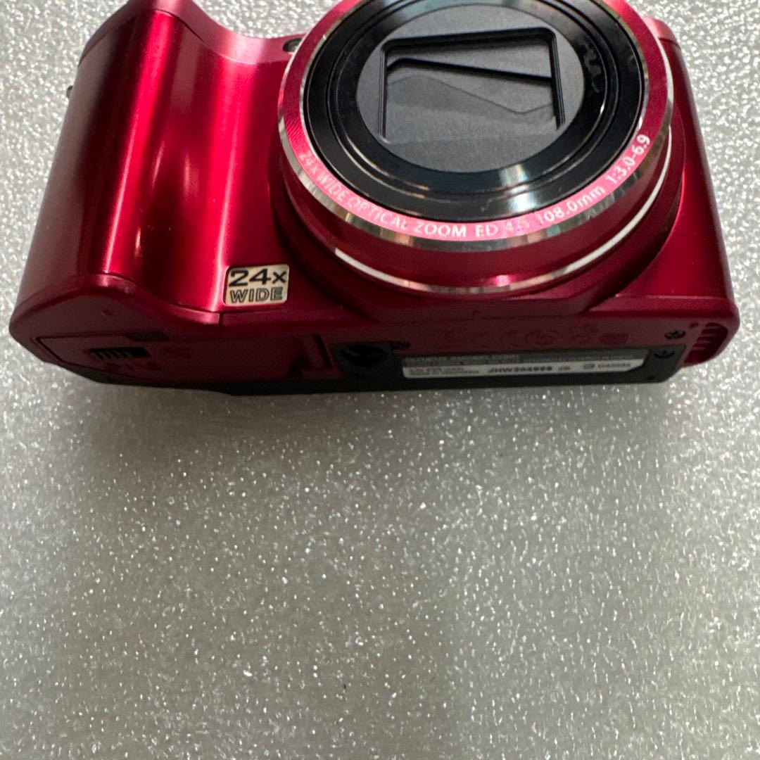 Olympus デジタルカメラ 赤 24倍ズーム