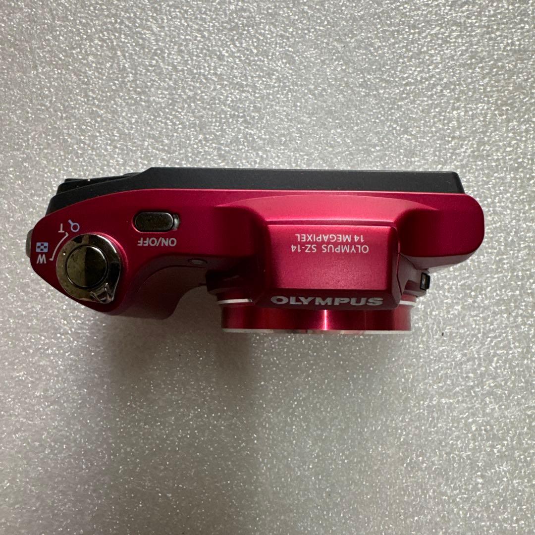 Olympus デジタルカメラ 赤 24倍ズーム