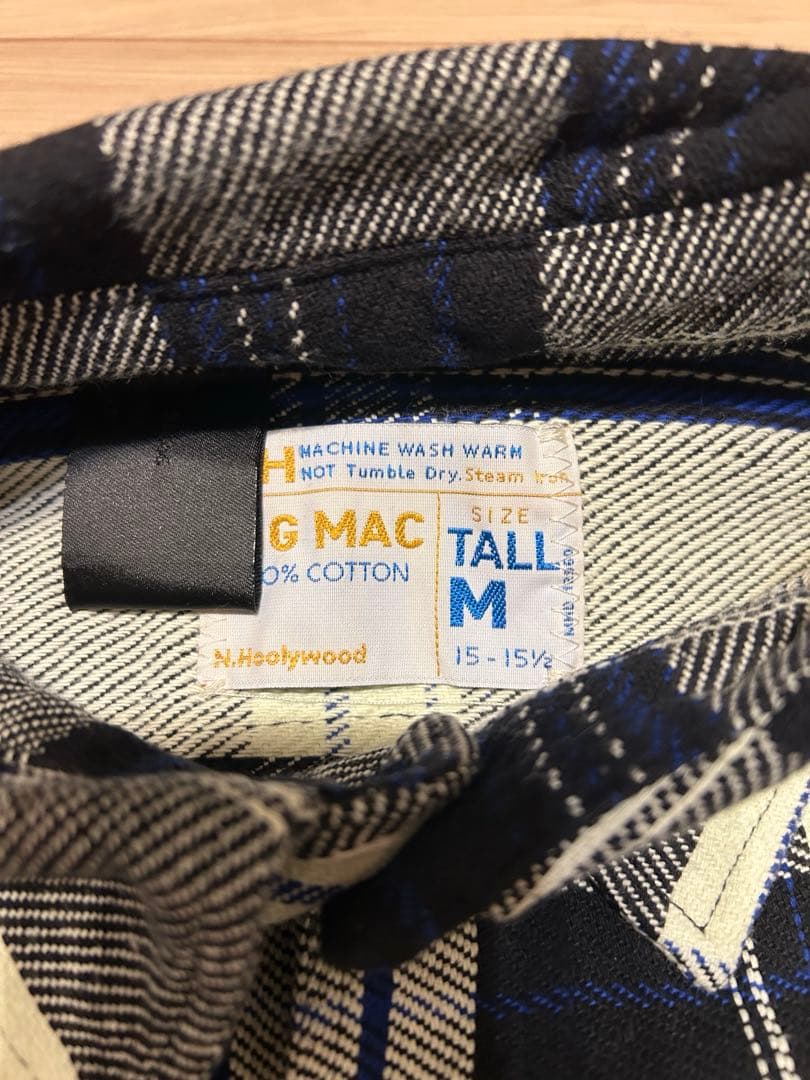 HOOLYWOOD BIGMAC ネルシャツ size38