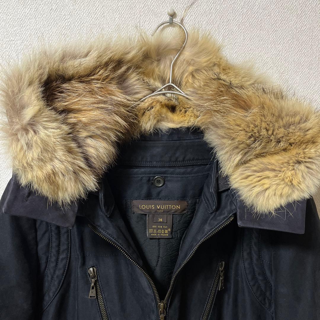 LOUIS VUITTON　ルイヴィトン ミリタリー コットン コート 38 M