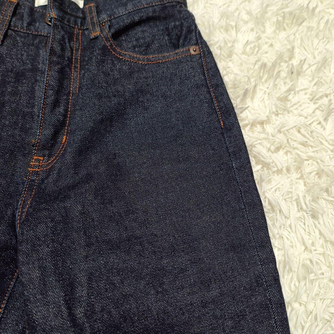 超美品 MOUSSY MVS FLARE 濃紺 フレア デニム 24