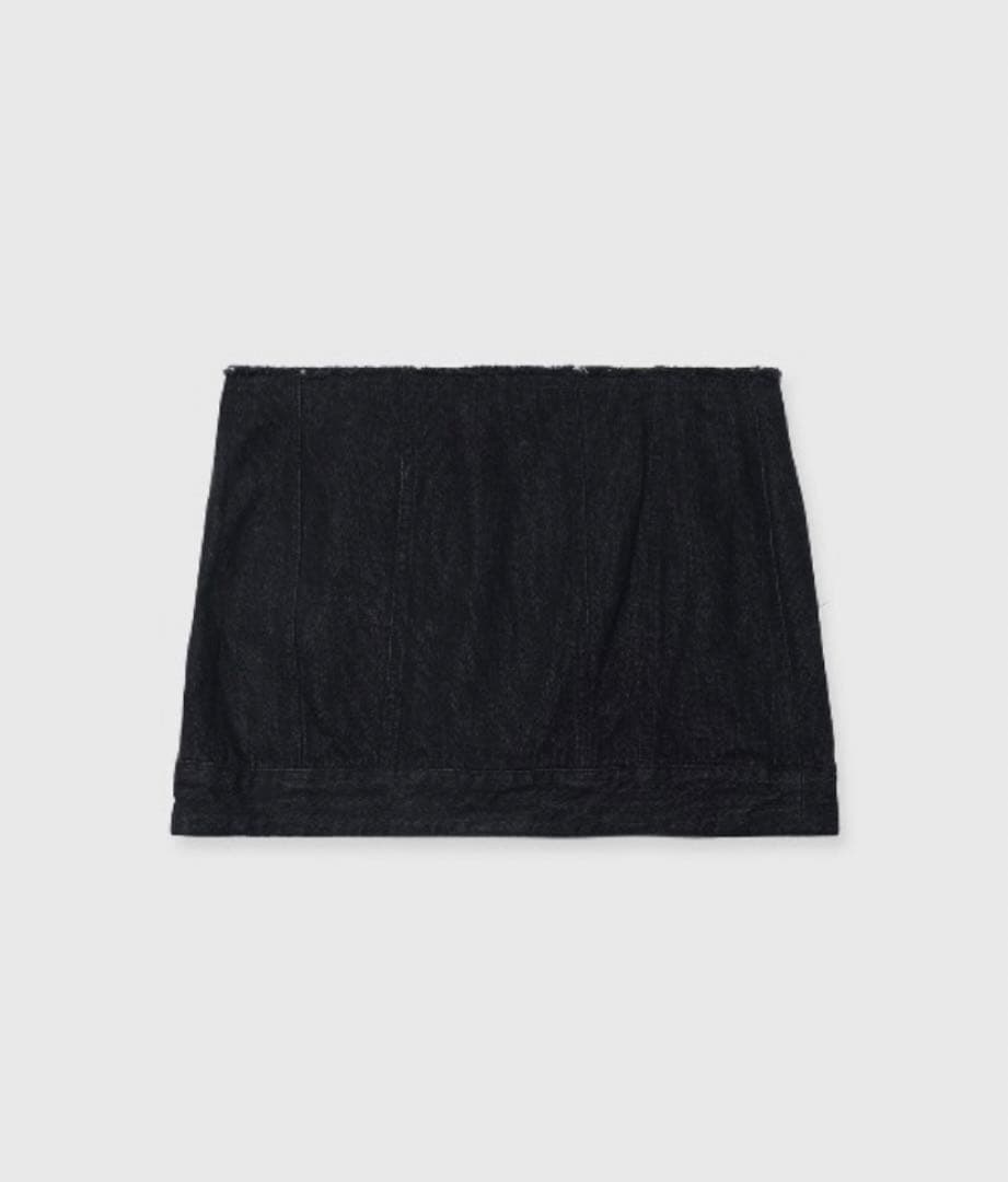 JOSEMOON☆ジョゼムーン☆オーバルデニムパンツ☆ブルー☆36☆スカート