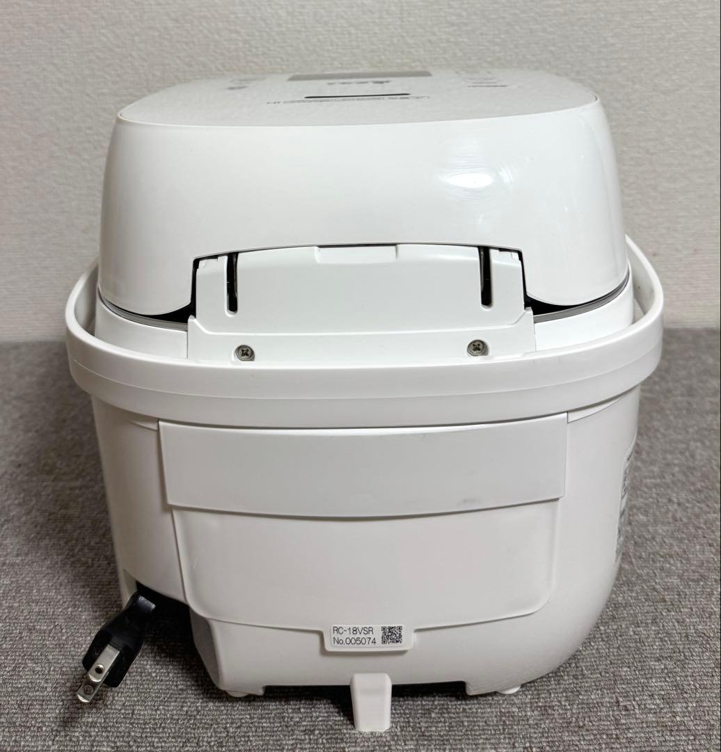 【美品】東芝TOSHIBA IH炊飯器 RC-18VSR 10合炊き 動作保証