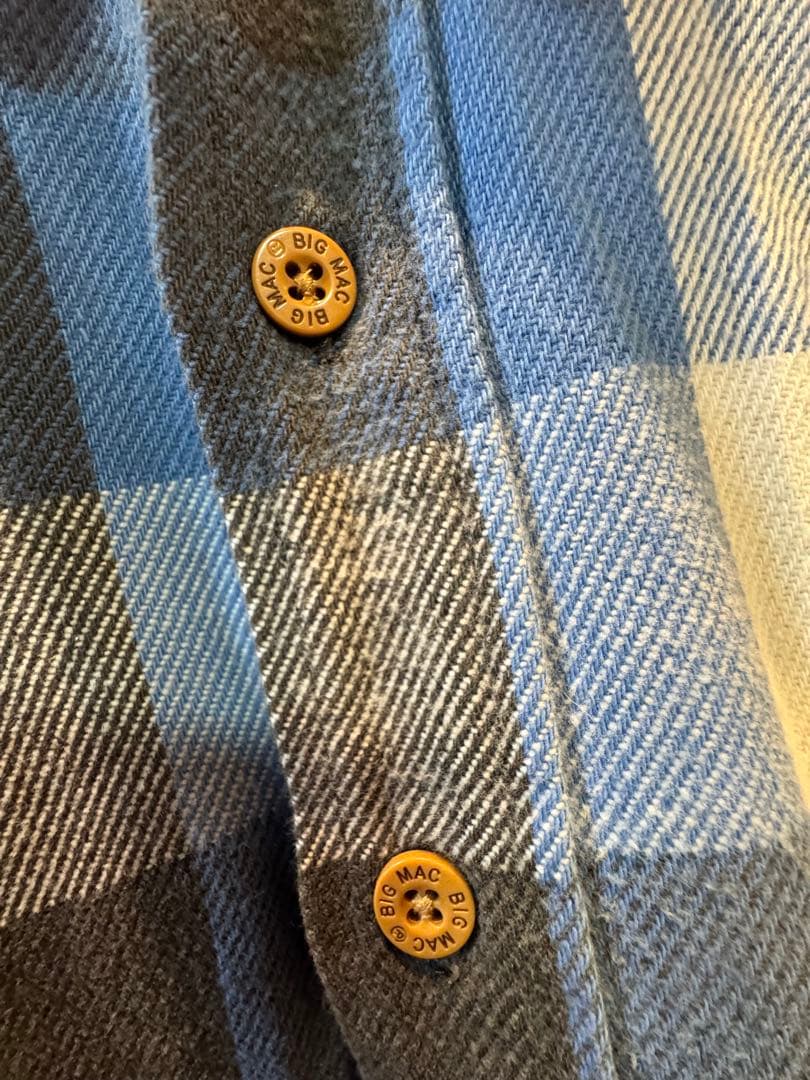 80's BIC MAC ヘビネル 青白黒 Mサイズ