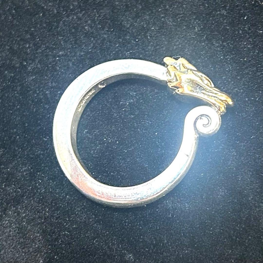 激レア　MARS ドラゴン　指輪　20号　k18 シルバー　925 重量9.7g