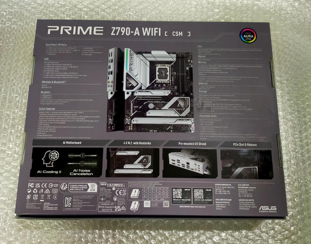 ASUS製 PRIME Z790-A WIFI マザーボード　＃205
